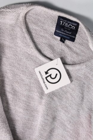 Мъжки пуловер 17 & Co., Размер L, Цвят Сив, Цена 10,44 лв.