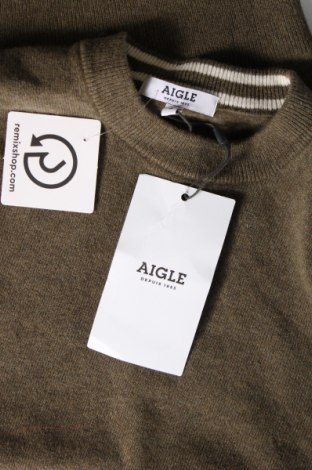 Мъжки пуловер Aigle, Размер S, Цвят Зелен, Цена 191,00 лв.