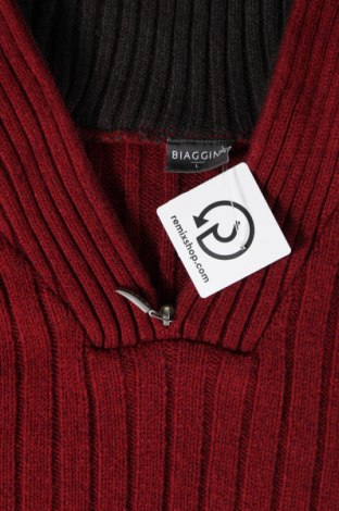 Мъжки пуловер Biaggini, Размер M, Цвят Червен, Цена 11,60 лв.