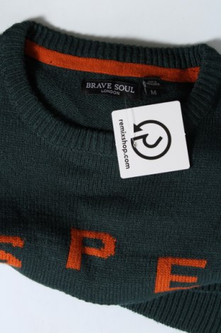 Ανδρικό πουλόβερ Brave Soul, Μέγεθος M, Χρώμα Πράσινο, Τιμή 5,05 €