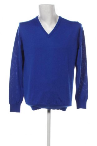 Мъжки пуловер Calvin Klein, Размер L, Цвят Син, Цена 53,12 лв.