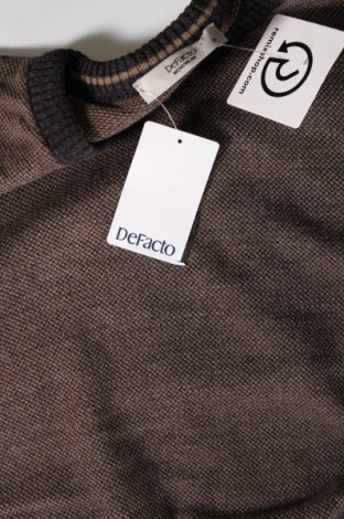 Мъжки пуловер Defacto, Размер XL, Цвят Кафяв, Цена 17,48 лв.