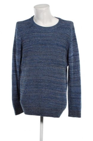 Мъжки пуловер H&M, Размер L, Цвят Син, Цена 10,73 лв.