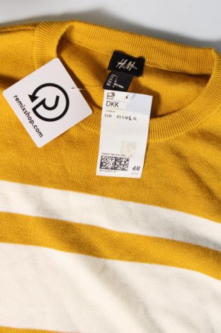 Мъжки пуловер H&M, Размер L, Цвят Многоцветен, Цена 46,00 лв.