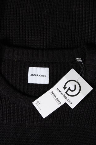 Ανδρικό πουλόβερ Jack & Jones, Μέγεθος M, Χρώμα Μαύρο, Τιμή 10,87 €