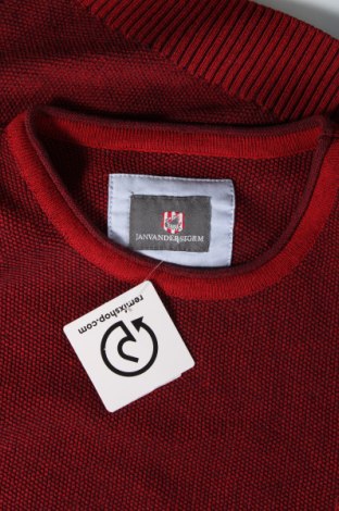 Ανδρικό πουλόβερ Jan Vanderstorm, Μέγεθος L, Χρώμα Κόκκινο, Τιμή 6,09 €
