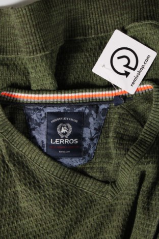 Мъжки пуловер Lerros, Размер L, Цвят Зелен, Цена 9,60 лв.