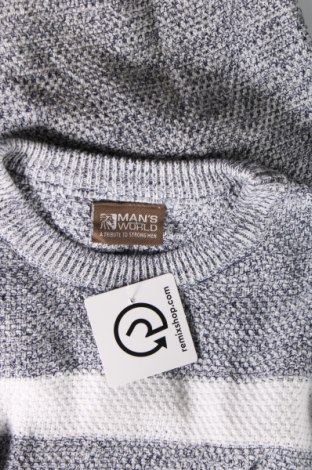 Мъжки пуловер Man's World, Размер M, Цвят Многоцветен, Цена 9,57 лв.