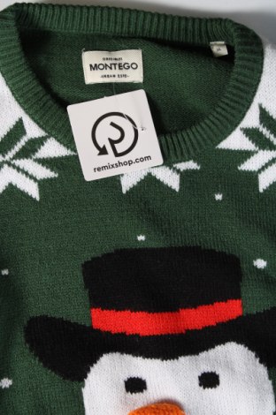 Мъжки пуловер Montego, Размер XL, Цвят Зелен, Цена 11,02 лв.