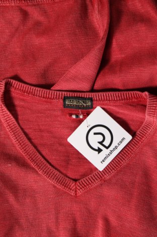 Мъжки пуловер Napapijri, Размер XXL, Цвят Червен, Цена 56,44 лв.
