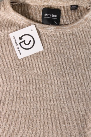 Pánsky sveter  Only & Sons, Veľkosť M, Farba Béžová, Cena  4,45 €
