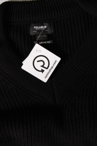 Мъжки пуловер Pull&Bear, Размер L, Цвят Черен, Цена 17,94 лв.