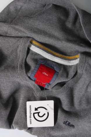 Мъжки пуловер S.Oliver, Размер S, Цвят Сив, Цена 11,04 лв.