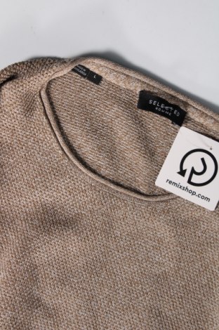 Ανδρικό πουλόβερ Selected Homme, Μέγεθος L, Χρώμα Καφέ, Τιμή 6,53 €