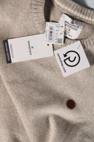 Ανδρικό πουλόβερ Springfield, Μέγεθος S, Χρώμα  Μπέζ, Τιμή 8,41 €