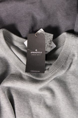 Ανδρικό πουλόβερ Springfield, Μέγεθος M, Χρώμα Γκρί, Τιμή 35,05 €