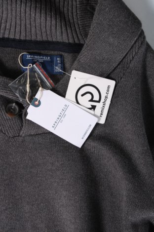 Ανδρικό πουλόβερ Springfield, Μέγεθος L, Χρώμα Γκρί, Τιμή 10,52 €