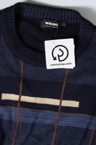 Ανδρικό πουλόβερ Wohrl, Μέγεθος M, Χρώμα Μπλέ, Τιμή 5,57 €