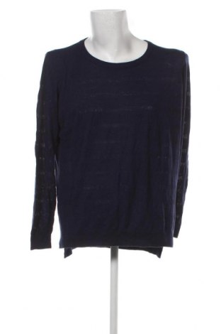 Мъжки пуловер Woman By Tchibo, Размер M, Цвят Син, Цена 8,99 лв.