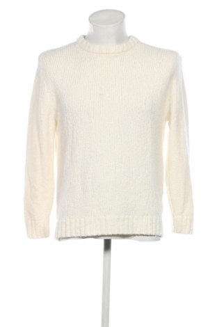 Мъжки пуловер Zara, Размер M, Цвят Бял, Цена 21,42 лв.