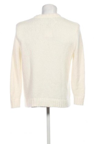 Herrenpullover Zara, Größe M, Farbe Weiß, Preis 12,99 €