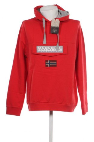 Herren Sweatshirt Napapijri, Größe XL, Farbe Rot, Preis 72,68 €