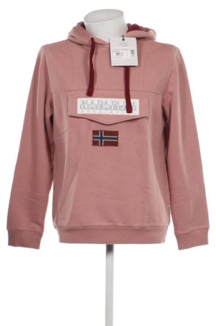 Herren Sweatshirt Napapijri, Größe L, Farbe Rosa, Preis 65,72 €