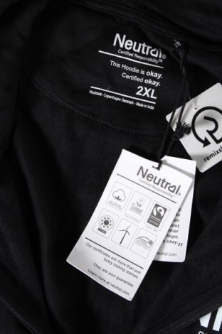 Ανδρικό φούτερ Neutral, Μέγεθος XXL, Χρώμα Μαύρο, Τιμή 19,92 €