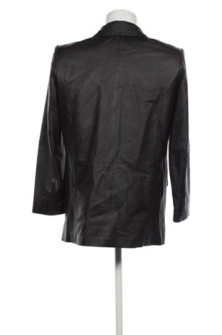 Ανδρικό δερμάτινο μπουφάν, Μέγεθος M, Χρώμα Μαύρο, Τιμή 58,25 €