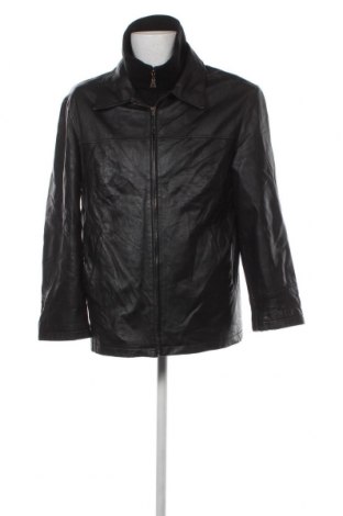 Pánska kožená bunda , Veľkosť M, Farba Čierna, Cena  39,44 €