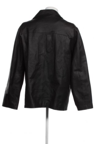 Ανδρικό δερμάτινο μπουφάν Angelo Litrico, Μέγεθος XL, Χρώμα Μαύρο, Τιμή 28,46 €
