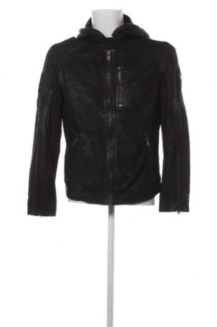 Ανδρικό δερμάτινο μπουφάν Engbers, Μέγεθος L, Χρώμα Μαύρο, Τιμή 161,83 €