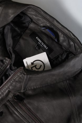 Pánska kožená bunda  Kenneth Cole, Veľkosť XL, Farba Sivá, Cena  18,14 €