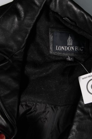Ανδρικό δερμάτινο μπουφάν London Fog, Μέγεθος L, Χρώμα Μαύρο, Τιμή 63,09 €