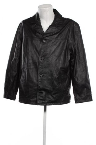 Ανδρικό δερμάτινο μπουφάν London Fog, Μέγεθος L, Χρώμα Μαύρο, Τιμή 48,58 €