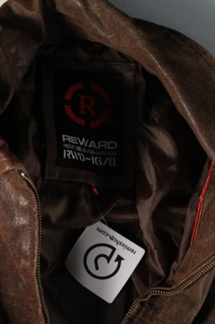 Ανδρικό δερμάτινο μπουφάν Reward, Μέγεθος XL, Χρώμα Καφέ, Τιμή 44,35 €