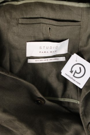 Ανδρικά παλτό Zara Man, Μέγεθος M, Χρώμα Πράσινο, Τιμή 18,38 €