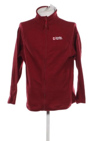 Ανδρική ζακέτα fleece Canadian Peak, Μέγεθος XL, Χρώμα Κόκκινο, Τιμή 20,75 €