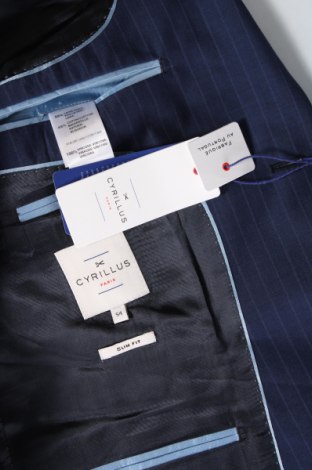 Ανδρικό σακάκι Cyrillus, Μέγεθος XL, Χρώμα Μπλέ, Τιμή 41,00 €