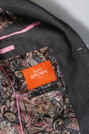 Ανδρικό σακάκι Harry Brown, Μέγεθος M, Χρώμα Γκρί, Τιμή 11,02 €