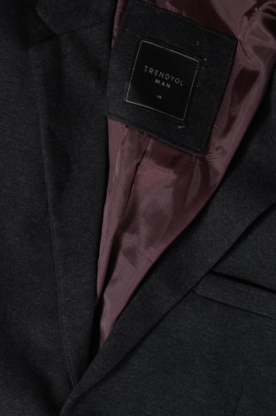Ανδρικό σακάκι Trendyol, Μέγεθος M, Χρώμα Γκρί, Τιμή 4,79 €