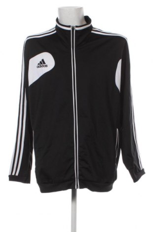 Ανδρική αθλητική ζακέτα Adidas, Μέγεθος XXL, Χρώμα Μαύρο, Τιμή 33,40 €
