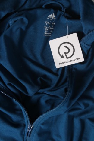 Ανδρική αθλητική ζακέτα Adidas, Μέγεθος L, Χρώμα Μπλέ, Τιμή 20,71 €