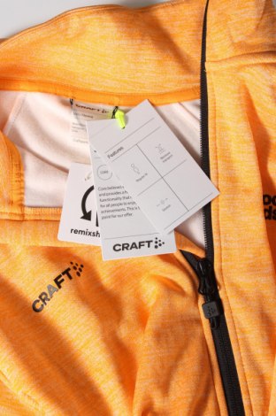 Ανδρική αθλητική ζακέτα Craft, Μέγεθος XL, Χρώμα Πορτοκαλί, Τιμή 39,84 €