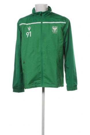 Ανδρικό αθλητικό μπουφάν Macron, Μέγεθος L, Χρώμα Πράσινο, Τιμή 15,79 €