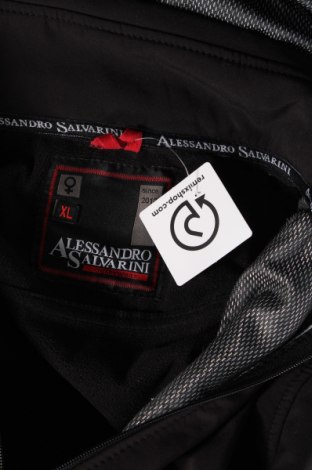 Ανδρικό μπουφάν Alessandro Salvarini, Μέγεθος XL, Χρώμα Μαύρο, Τιμή 30,31 €