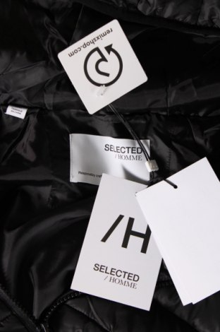 Ανδρικό μπουφάν Selected Homme, Μέγεθος XL, Χρώμα Μαύρο, Τιμή 57,22 €