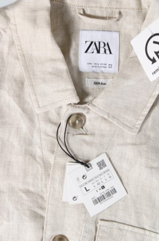 Herrenjacke Zara, Größe L, Farbe Beige, Preis € 42,27