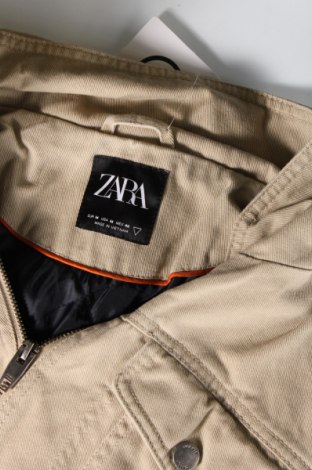 Ανδρικό μπουφάν Zara, Μέγεθος M, Χρώμα  Μπέζ, Τιμή 8,90 €