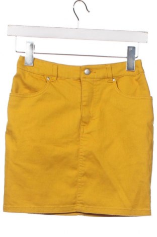 Φούστα H&M Divided, Μέγεθος XS, Χρώμα Κίτρινο, Τιμή 2,22 €